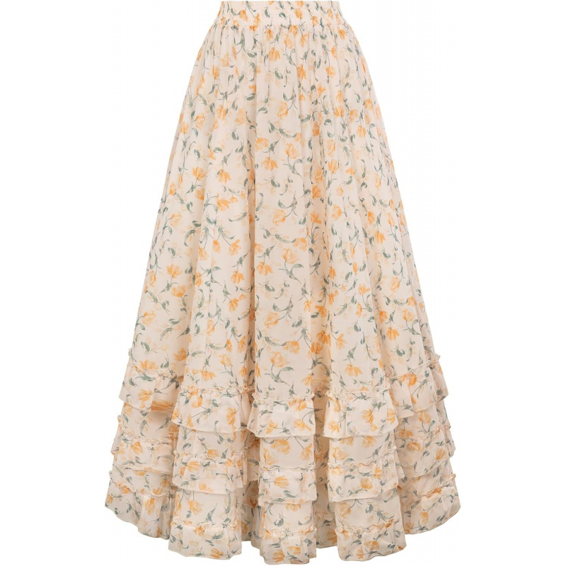 Scarlet Darkness Maxi Skirts for Women