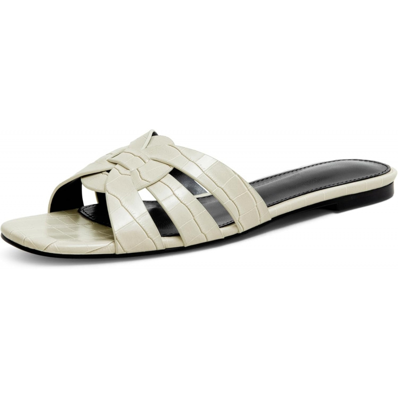 Women's Square Toe Slide Sandals