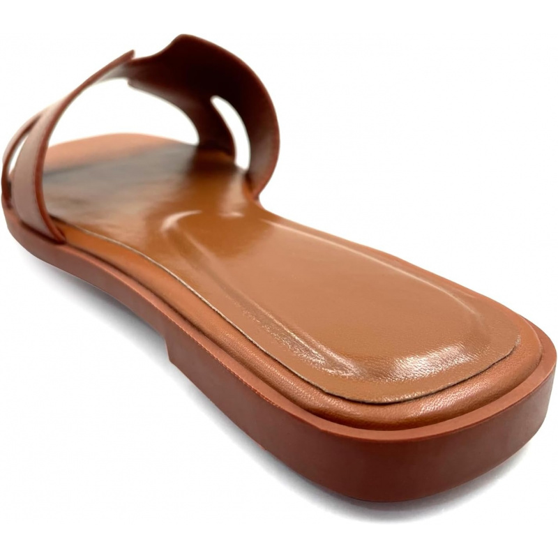 Women's Flat Sandals Slip On Slides Sandals