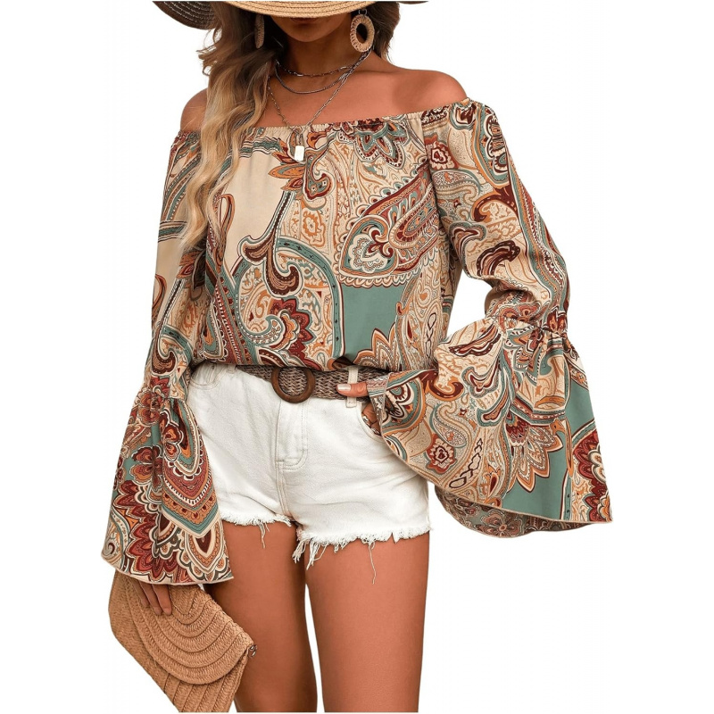 Women's Off The Shoulder Bell Long