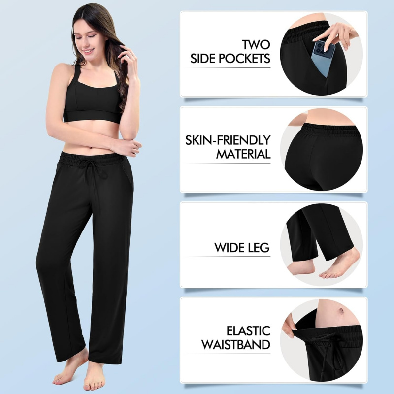 Women's Loose Straight Leg Track Pants