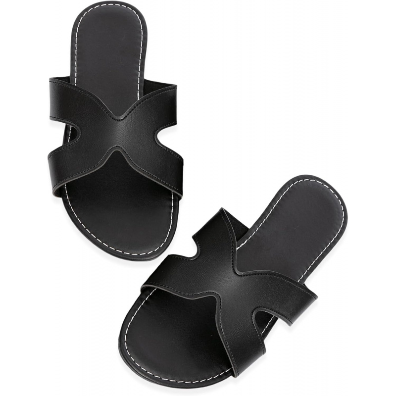 Women's Flat Slide Sandals Summer Open