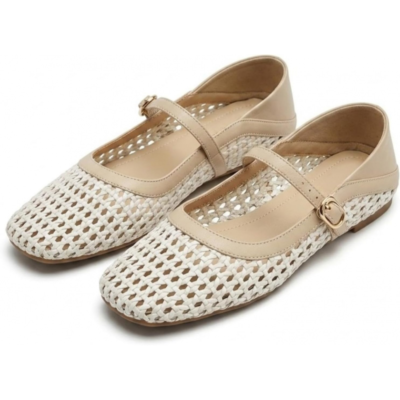 Woven Hollow Out Roman Sandals