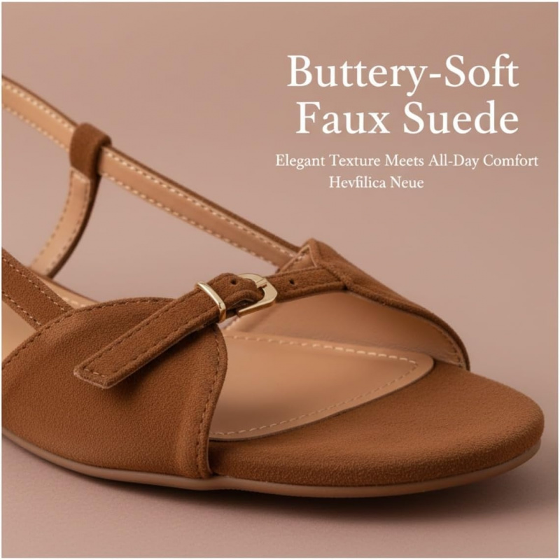 Women's French Chic Skinny Slingback Sandals