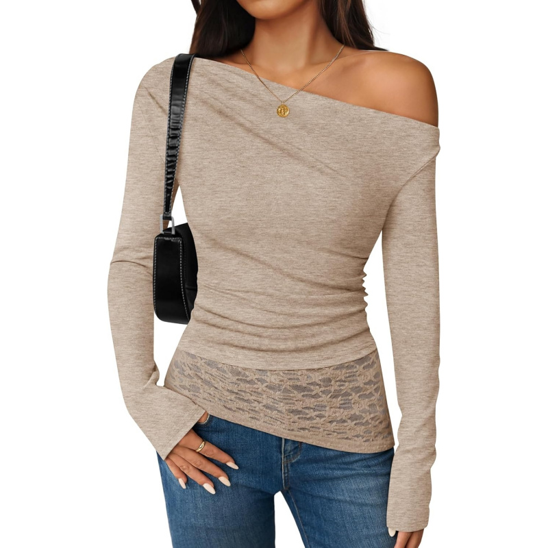 Women's Long Sleeve Off Shoulder Tops