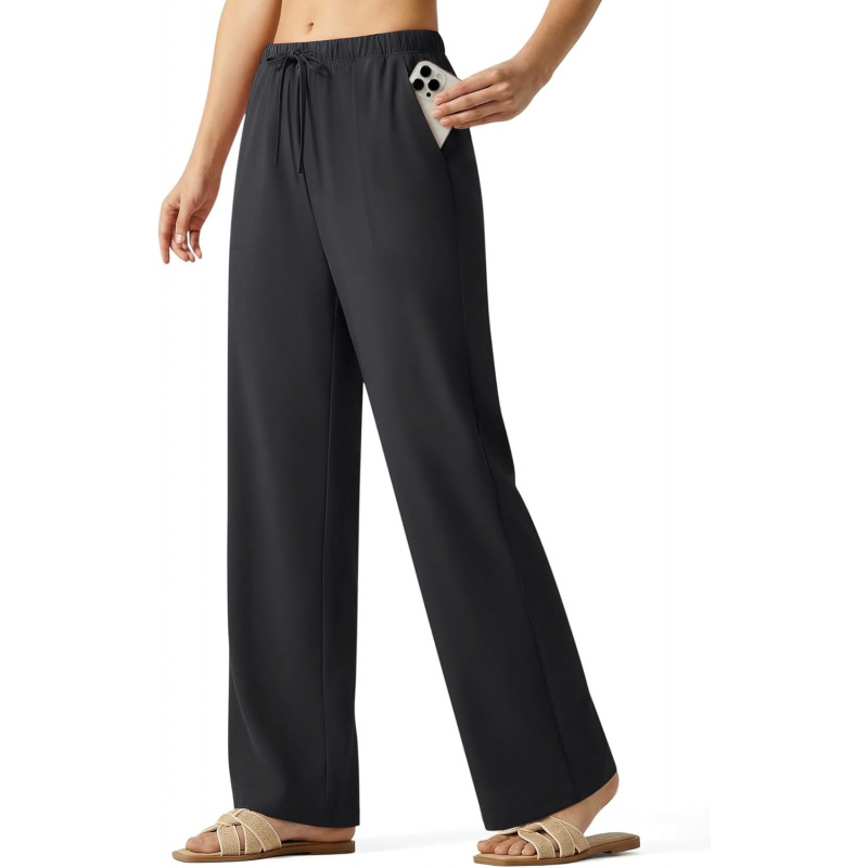 Chillwhisp Drawstring Wide Leg Pants Women