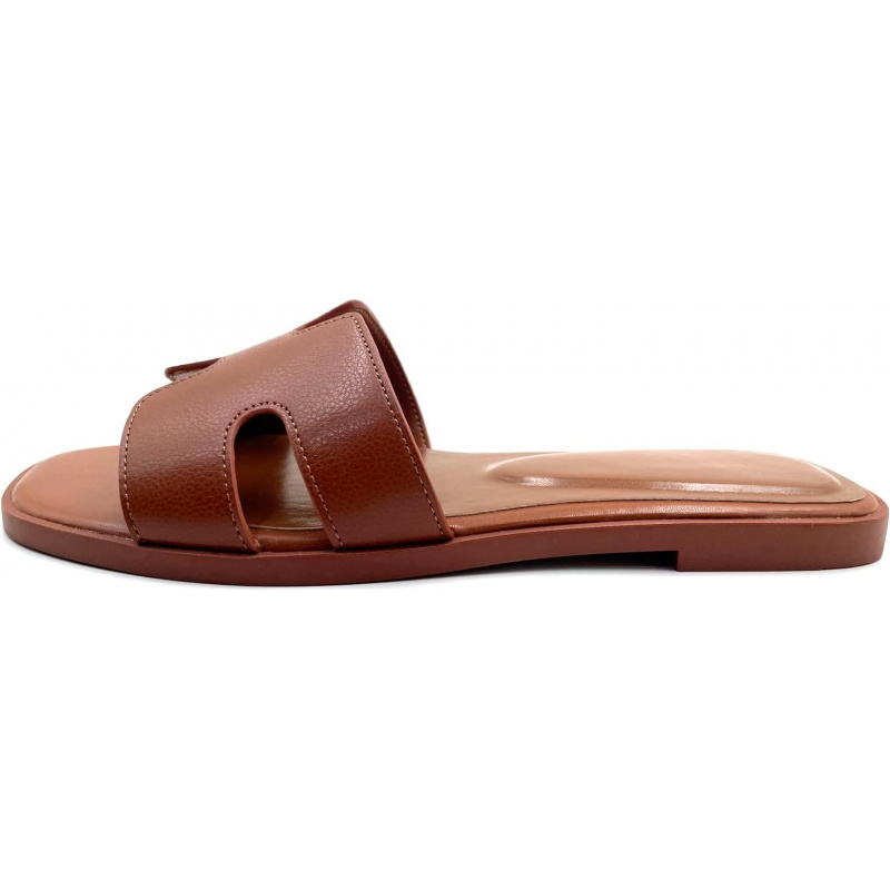 Women's Flat Sandals Slip On Slides Sandals