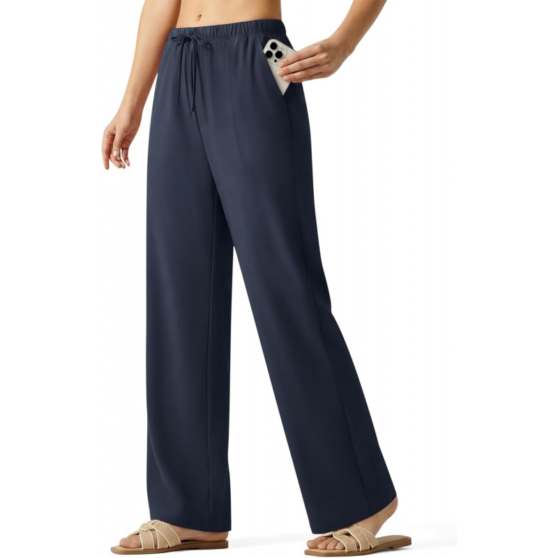 Chillwhisp Drawstring Wide Leg Pants Women