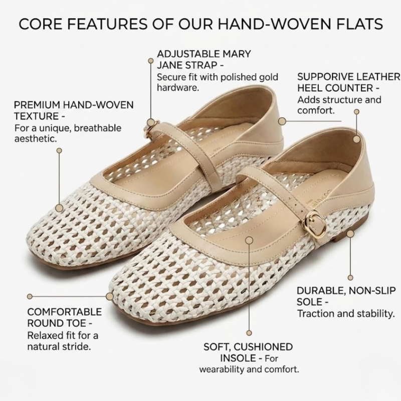 Woven Hollow Out Roman Sandals