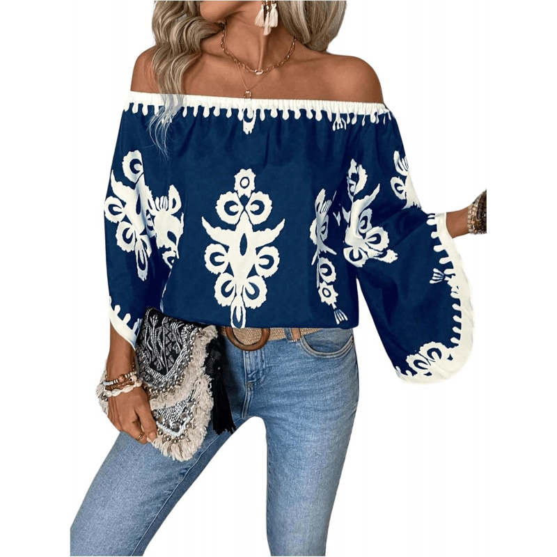 Women's Off The Shoulder Bell Long