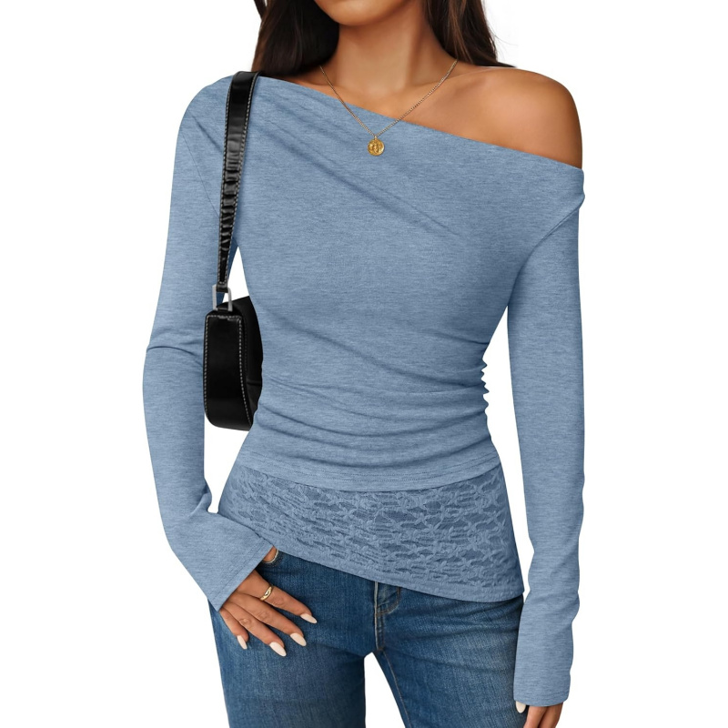 Women's Long Sleeve Off Shoulder Tops